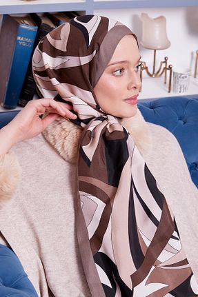 شال قهوه ای زنانه ویسکون Levidor - کد 899810289