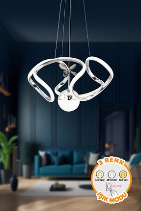 لوستر طوسی آلومینیوم Dekorluna - کد 899813157