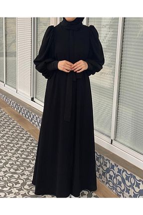 کلاه و ابایا مشکی زنانه پلی استر NAKŞİDİL - کد 462341150