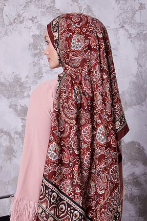شال زرشکی زنانه ویسکون Levidor - کد 899823831
