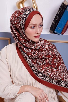 شال قهوه ای زنانه ویسکون Levidor - کد 899823834