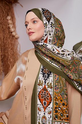 شال خاکی زنانه ویسکون Levidor - کد 899823805