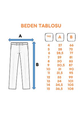 شلوار آبی بچه گانه پنبه ای GİYİCEM TEKSTİL - کد 900773800