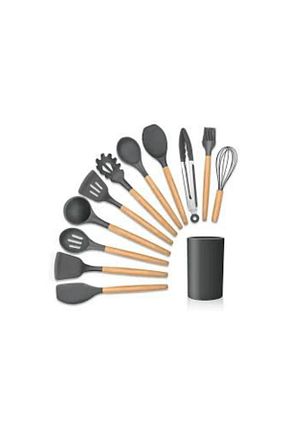 قاشق و چنگال و کارد مشکی Çatal-Bıçak-Kaşık Seti Seram Collection - کد 899832249