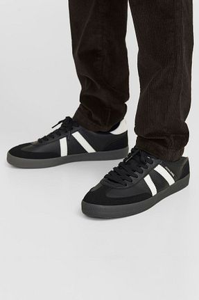 کفش اسنیکر مشکی مردانه بند دار Jack & Jones - کد 847375864