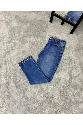 شلوار جین سرمه ای مردانه پاچه لوله تفنگی MODA - کد 899850175