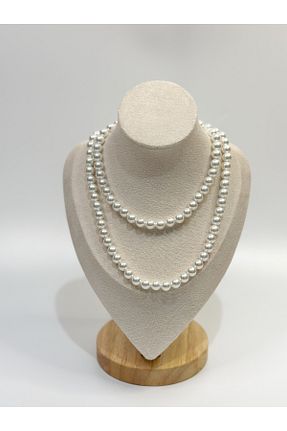 گردنبند مروارید سفید مروارید آب شیرین Zey Jewellery - کد 899876470