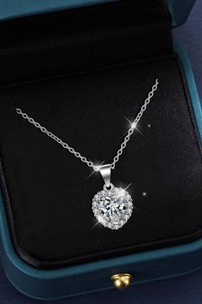 گردنبند الماس سفید 0,75 - 1,00 Crystal Diamond Zirconia - کد 900831830