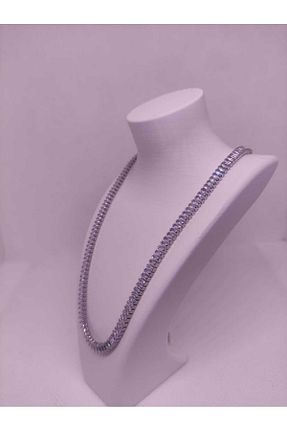گردنبند استیل ( فولاد ) طوسی زنانه استیل (فولاد) LuxeGem - کد 899882537