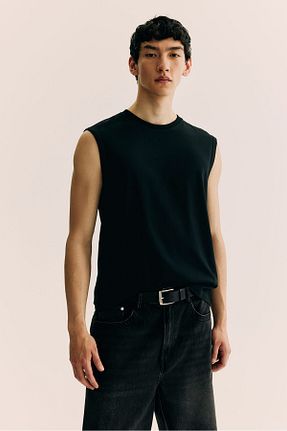 تیشرت مشکی مردانه رگولار H&M - کد 899904477