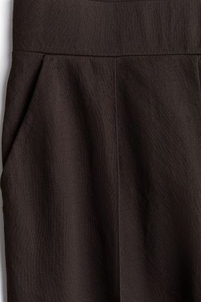 شلوار قهوه ای زنانه پنبه ای H&M - کد 899904616