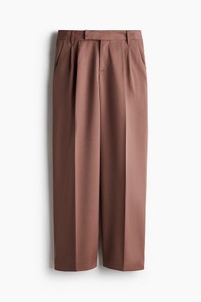 شلوار قهوه ای زنانه پلی استر H&M - کد 899904518