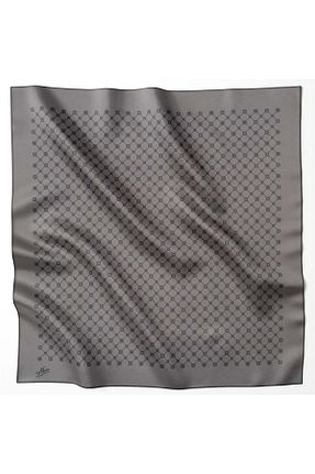 روسری طوسی پلی استر Aker - کد 700193897