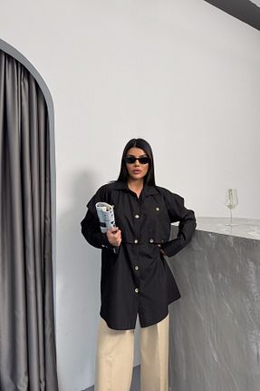 پیراهن مشکی زنانه اورسایز MAGGAZA - کد 899945142