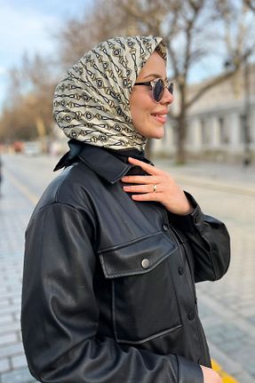 روسری رنگی پلی استر Aker - کد 899976921