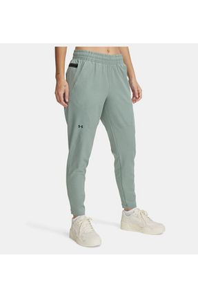 پائین تنه گرمکن اسپرت سبز زنانه پاچه تنگ Under Armour - کد 900920348