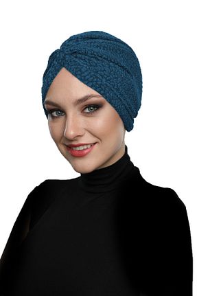 کلاه شنای حجاب آبی زنانه fidan bone - کد 42563160