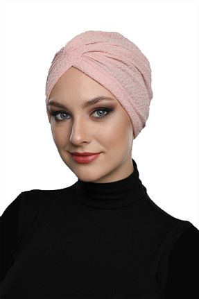 کلاه شنای حجاب صورتی زنانه fidan bone - کد 43125642