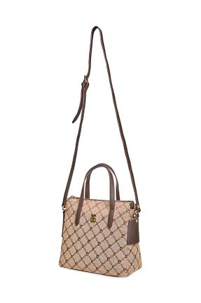 کیف دوشی قهوه ای زنانه چرم مصنوعی Pierre Cardin - کد 890507268