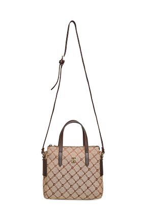 کیف دوشی قهوه ای زنانه چرم مصنوعی Pierre Cardin - کد 890507268