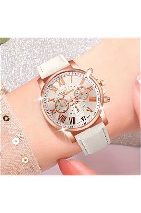 ساعت مچی سفید زنانه 40 میلی متر Premium - کد 888344053