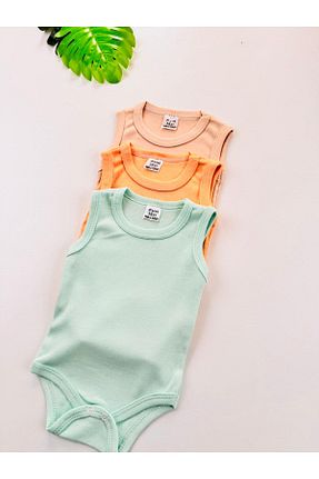 بادی و سرهمی نوزادی رنگی بچه گانه پنبه پلی استر EFU BABY - کد 898890333