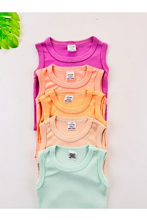 بادی و سرهمی نوزادی رنگی بچه گانه پنبه پلی استر EFU BABY - کد 898892198