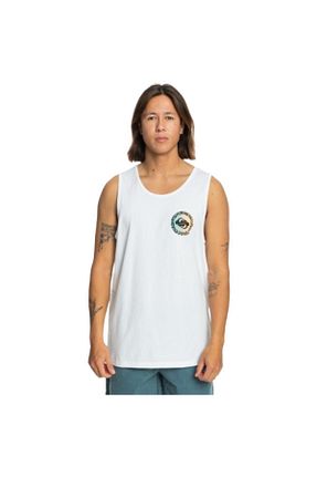 تیشرت سفید مردانه یقه دوچرخه Quiksilver - کد 817818423