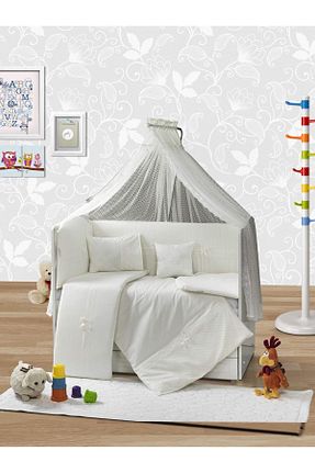 ست لحاف و روکش لحاف و روکش بالش کودک و نوزاد نباتی پنبه ای TuGu home baby - کد 814271016