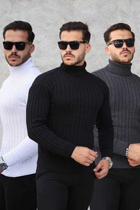 پلیور رنگی مردانه ساده YONEZ MODA - کد 898361738