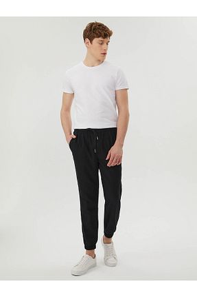 شلوار مشکی مردانه کتان Loft - کد 895132489