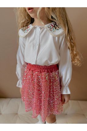 ست بالاتنه و پائین تنه صورتی بچه گانه بافتنی YİGİT BUTİK - کد 898920569