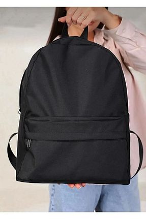 کیف مدرسه مشکی زنانه پارچه ای KAFFAA - کد 850374991