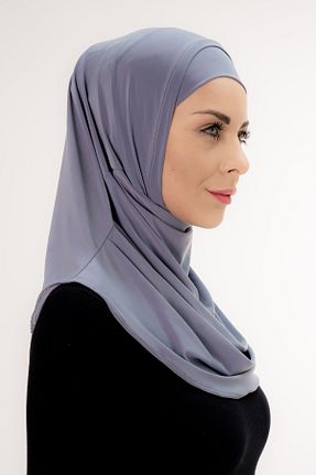 شال طوسی زنانه پلی استر Şalcenneti.com - کد 898408193
