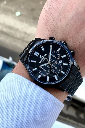 ساعت مچی مشکی مردانه بالای 46 میلی متر Daniel Klein - کد 750452823