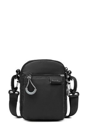 کیف پستچی مشکی زنانه پارچه ای Smart Bags - کد 446809406