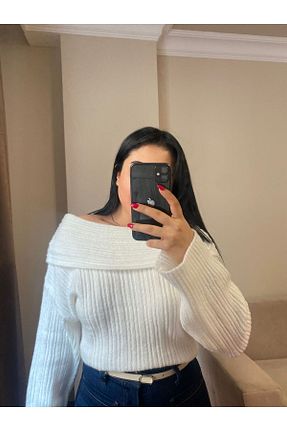 پلیور نباتی زنانه ساده MODA - کد 893489652