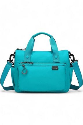 کیف دوشی فیروزه ای زنانه پارچه ای Smart Bags - کد 834243472
