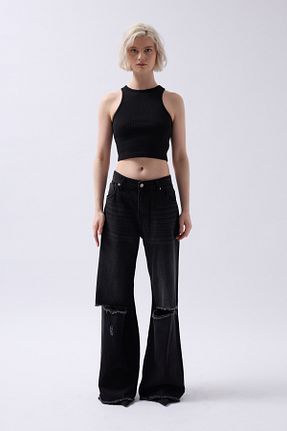 بلوز مشکی زنانه ساده Black Fashion - کد 899149519