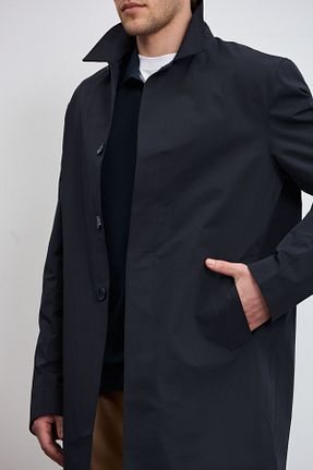 ترنچکت سرمه ای مردانه پلی استر BABOKAH - کد 897489484