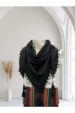 شال مشکی زنانه ابریشم MODA - کد 898548725