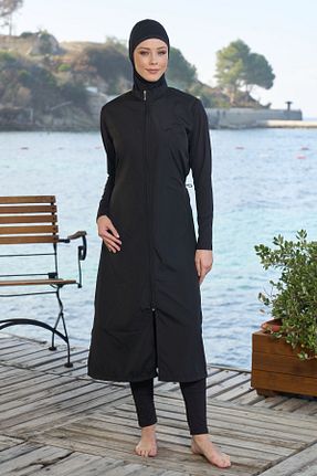 مایو حجاب مشکی زنانه چاپی REMSA - کد 898546746