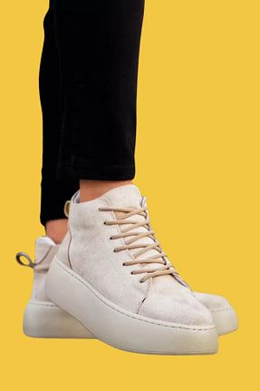 بوت / نیم بوت بژ مردانه جیر shoecide - کد 863795640