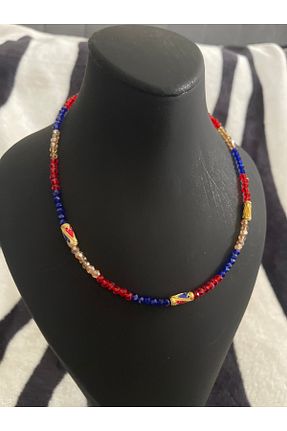 گردنبند جواهر رنگی زنانه سنگ buay jewelry - کد 898544733