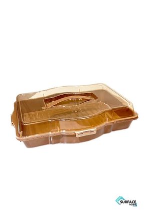 ظرف نگهداری قهوه ای پلاستیک SURFACE HOME - کد 898655142