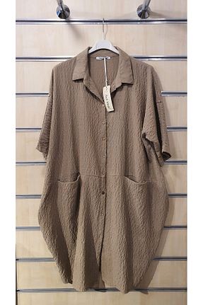 لباس بژ زنانه بافتنی Park Moda - کد 898559639