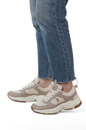 کفش اسنیکر صورتی زنانه بند دار U.S. Polo Assn. - کد 898550659