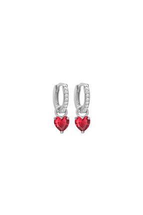 گوشواره نقره قرمز زنانه 925 عیار Silveranka - کد 839828848