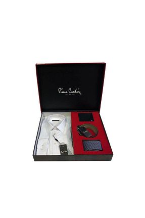 ست لباس راحتی سفید مردانه ساده Pierre Cardin - کد 70855511