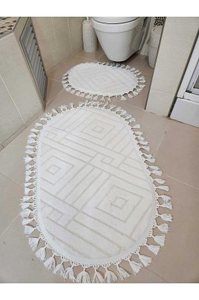پادری حمام سفید پلی استر YTR HOME - کد 886680596